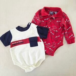 Vintage Boys Rompers Bundle 6-9 months